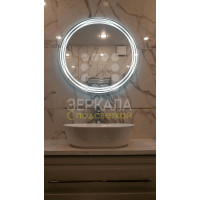 Зеркало с подсветкой для ванной комнаты Арабелла 75 см